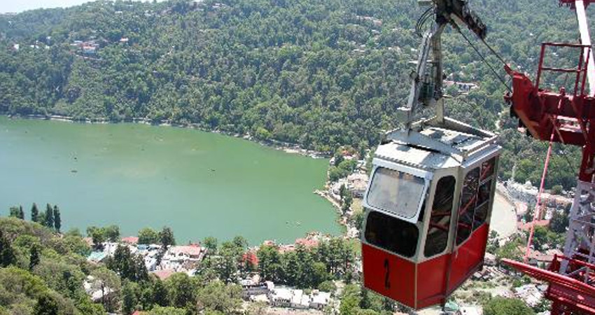 Ropeway view, Nainital Lake
